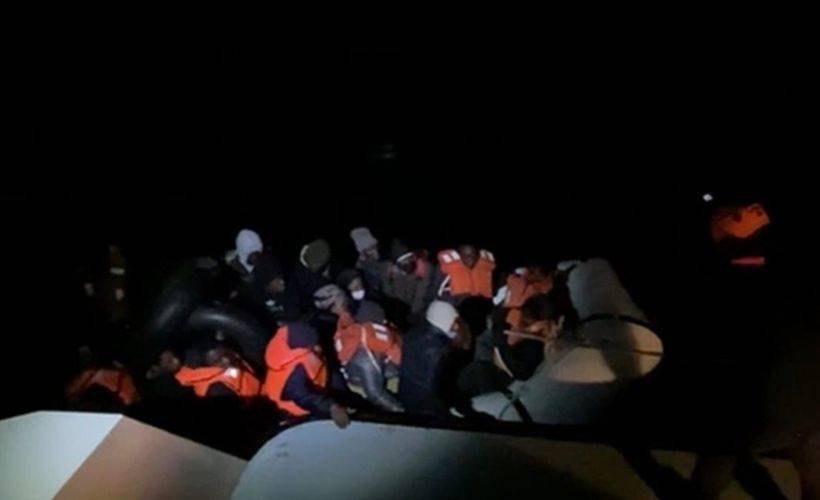 İzmir'de facia önlendi… 34 sığınmacı kurtarıldı