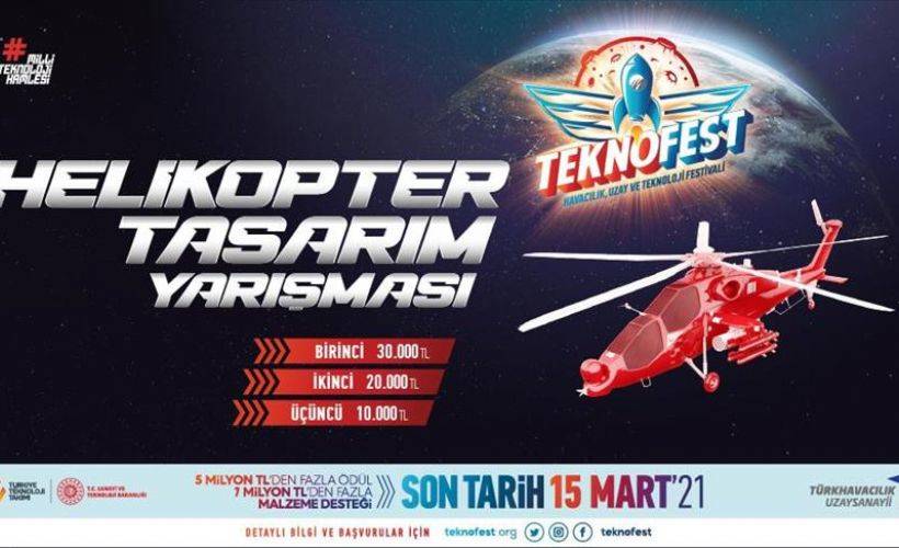 Helikopter Tasarım Yarışması'na başvurular 15 Mart'ta sona erecek