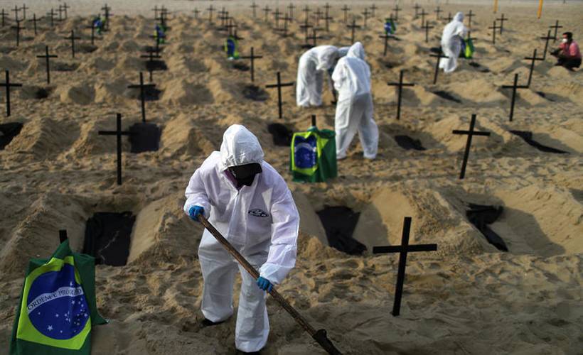 Latin Amerika ülkesi salgına teslim oldu