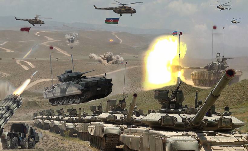 Azerbaycan ordusundan büyük tatbikat