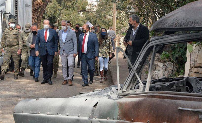 KKTC Cumhurbaşkanı Tatar, ‘Bir Zamanlar Kıbrıs’ dizi setini ziyaret etti