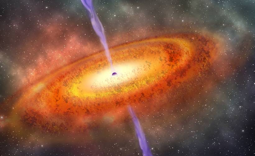 Uzayda devasa bir kara delik keşfedildi