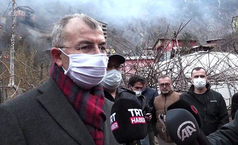 Artvin Valisi Doruk'tan Yusufeli'ndeki köyde çıkan yangına ilişkin açıklama