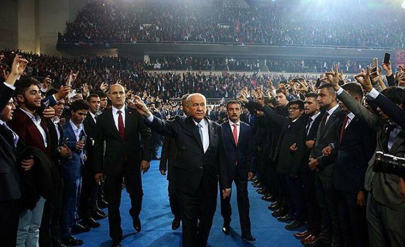 MHP lideri Bahçeli 13'üncü Olağan Büyük Kurultay’da konuşuyor
