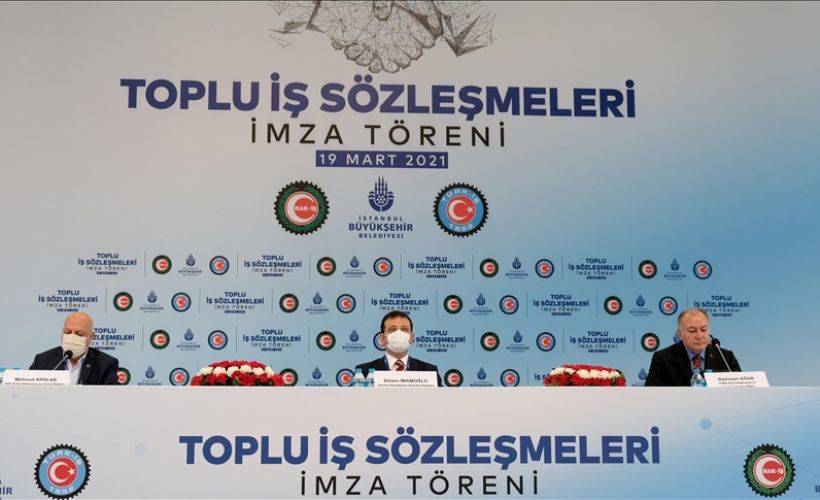 İBB'de yaklaşık 45 bin işçiyi kapsayan toplu iş sözleşmesi imzalandı
