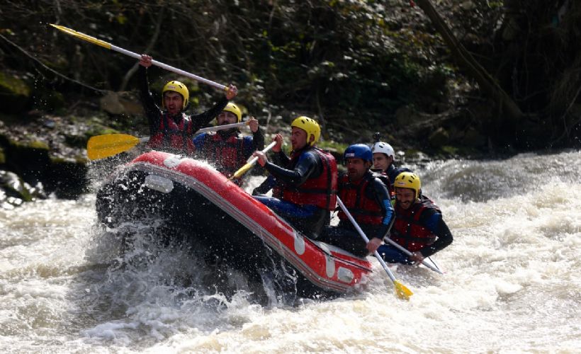 Melen Çayı'nda rafting macerası