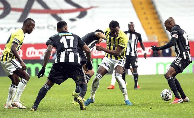 Beşiktaş ile Fenerbahçe 1-1 berabere kaldı