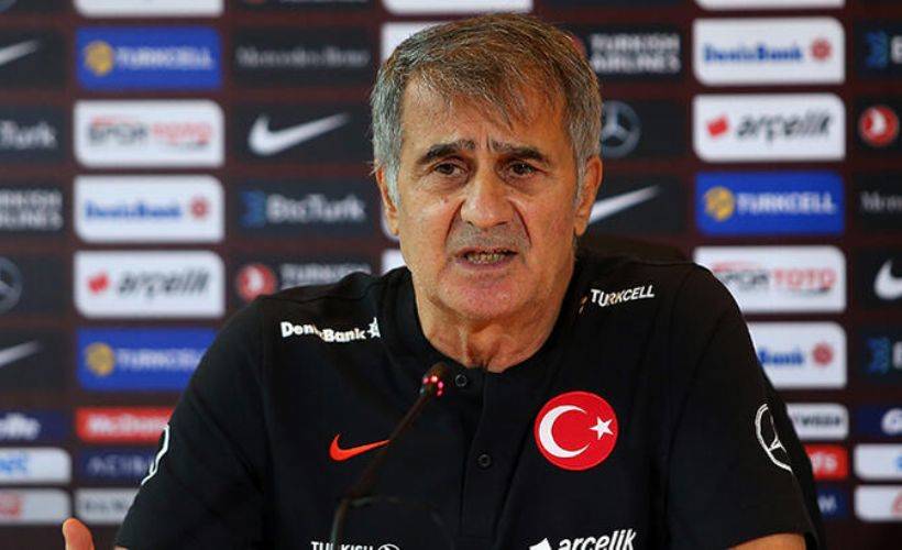 A Milli Futbol Takımı Teknik Direktörü Şenol Güneş'ten açıklama