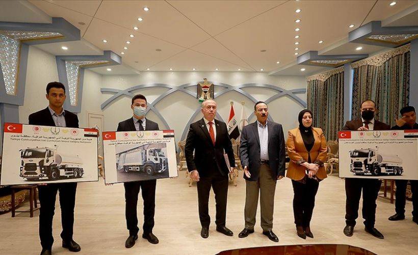 Türkiye Irak'ın Musul, Kerkük ve Diyala kentlerine belediye araçları hibe edecek
