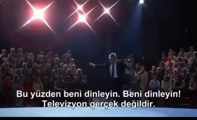 'Televizyon gerçek değildir'