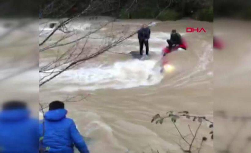 Derede can pazarında, kurtarılan sürücü konuştu: O taş olmasaydı yoktuk