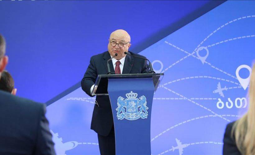 TAV'ın işlettiği Batum Uluslararası Havalimanı'nın yenilenen terminali hizmete açıldı