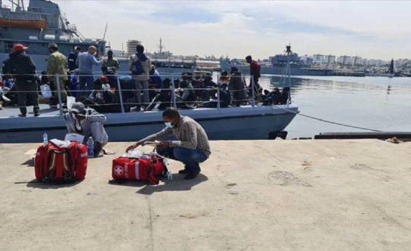 Libya'da Avrupa'ya gitmek isteyen 483 düzensiz göçmen yakaladı