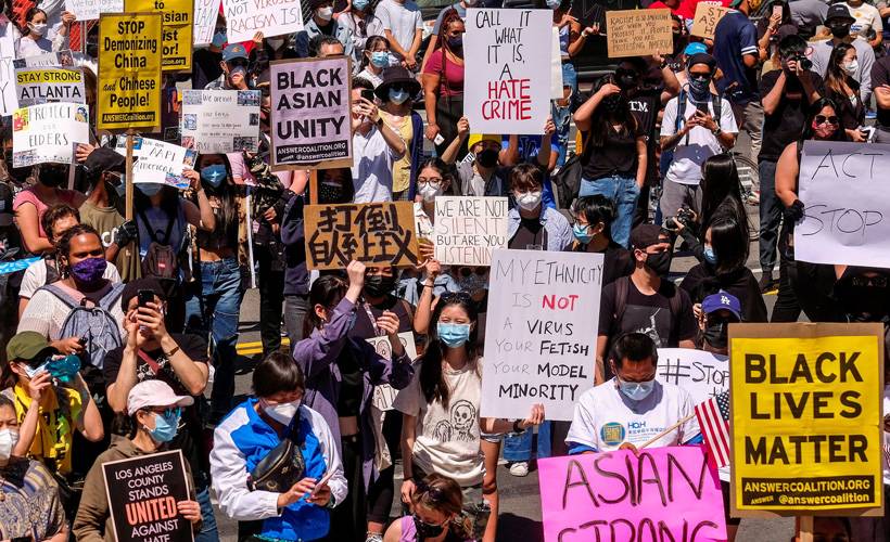 ABD’de ırkçılık karşıtı gösteri: 'Biz buraya aitiz'