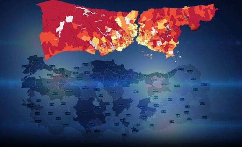 Yeni ‘Vaka haritası’ yayımlandı… İstanbul ile 4 şehirde durum vahim