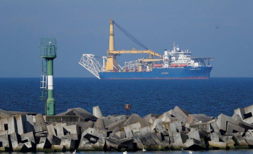 Kuzey Akım 2 inşaat alanında askeri uçak ve denizaltı görüldüğü iddiası