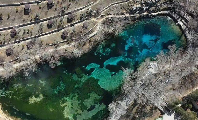 Sivas'ın 'doğal akvaryum'u Gökpınar Gölü her mevsim ziyaret ediliyor