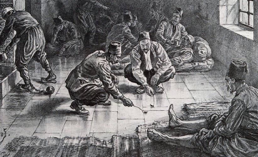 Yıl 1896: Hamam böceği yarıştıran mahkumlar…