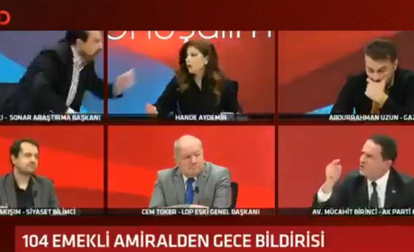 Bayrakçı ve Birinci arasında yumruklu 'bildiri' tartışması!