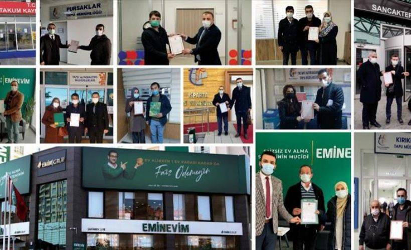 Eminevim ilk çeyrekte 1 milyar 250 milyon TL'lik teslimat yaptı