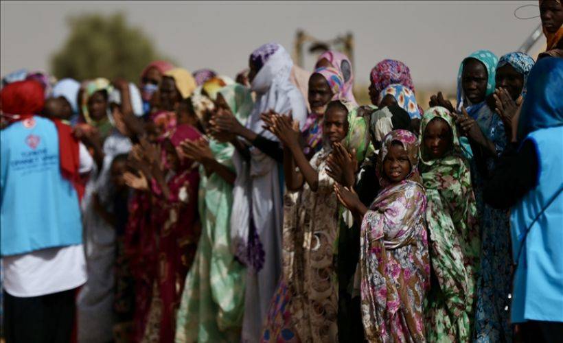 Almanya'daki Türkler, Moritanyalı çocuklara bayram sevinci yaşattı