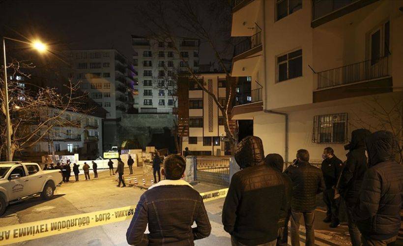 Ankara'da çökme tehlikesi nedeniyle 8 katlı bina boşaltıldı