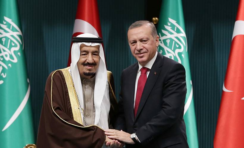 Cumhurbaşkanı Erdoğan, Kral Selman ile görüştü