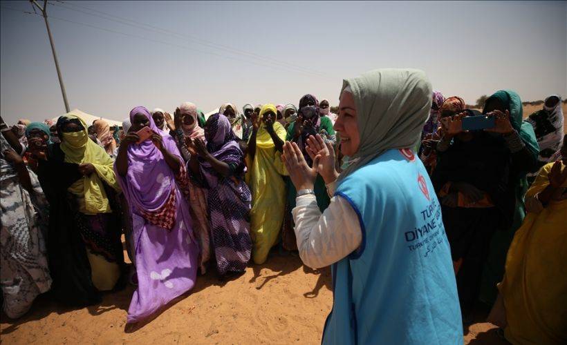 Almanya'da yaşayan Türk kadınlarından Moritanya'ya yardım eli