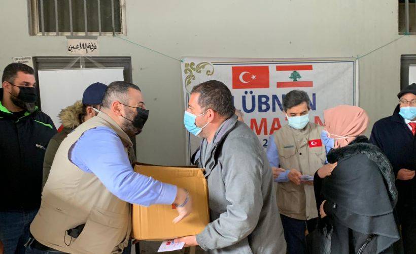 Sadakataşı Derneği'nden Lübnan'daki Filistinli mültecilere ramazan yardımı