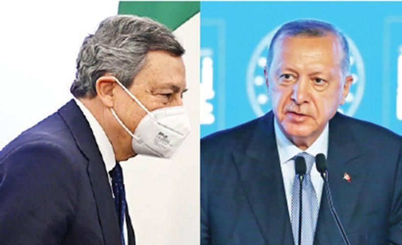 İtalyan basınında gündemin zirvesi, Erdoğan ve Draghi