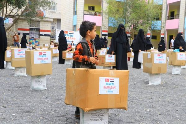 Türkiye'den Yemen'e Ramazan yardımı