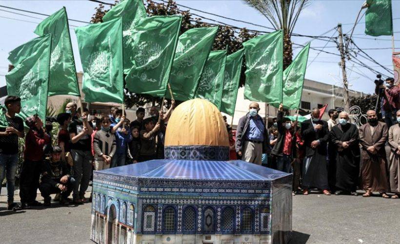 Mescid-i Aksa'ya destek gösterileri düzenlendi