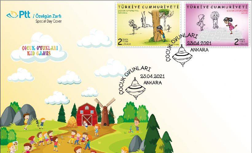 PTT’den çocuklar için özelgün zarfı