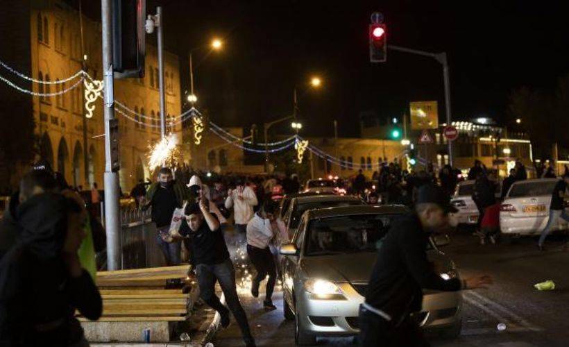 İsrail polisi yine Filistinlilere müdahale etti