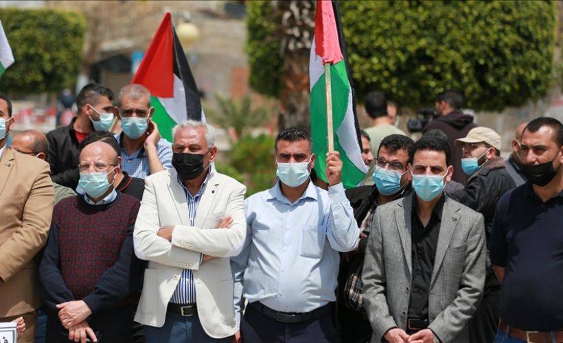 Gazze'de Doğu Kudüs'teki Filistinlilere destek gösterisi düzenlendi