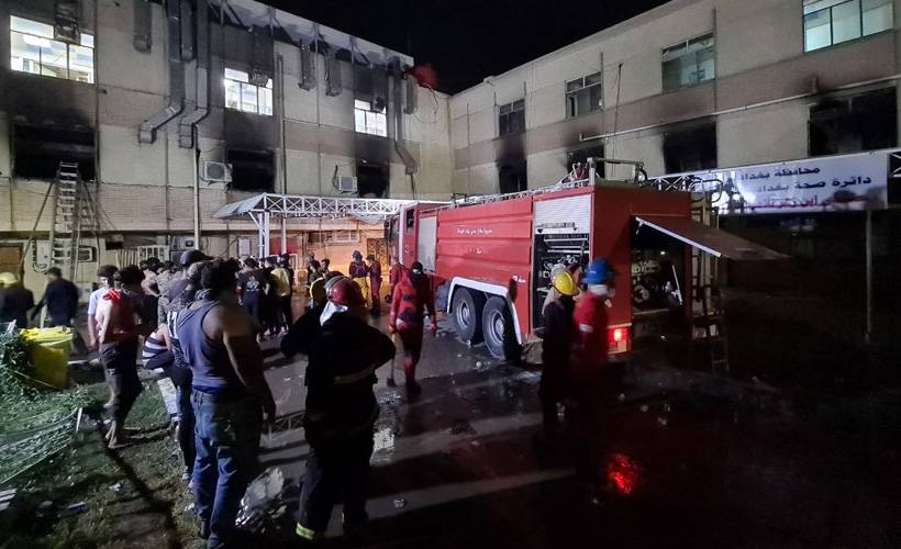 Bağdat’taki yangın faciasında ölü sayısı yükseliyor