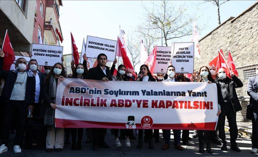 ABD'nin İstanbul Başkonsolosluğu önünde protesto