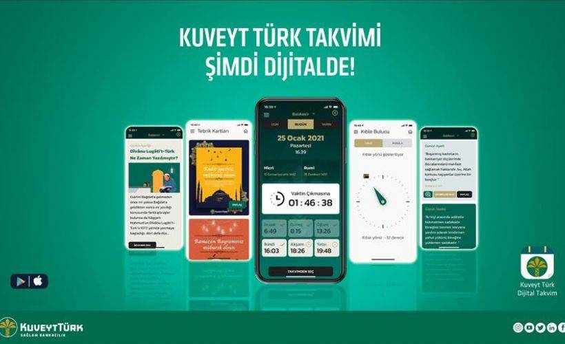 Kuveyt Türk'ün geleneksel duvar takvimi dijitale taşındı