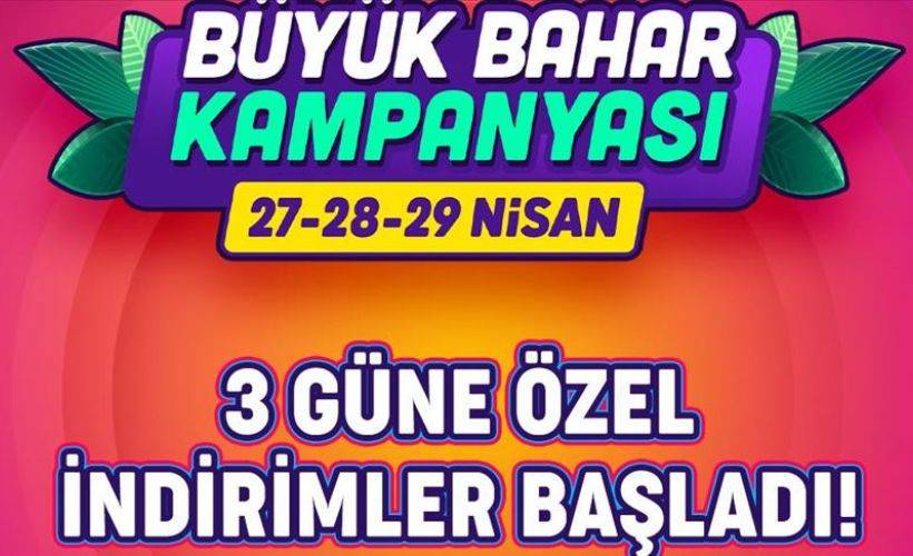 Trendyol'dan Büyük Bahar Kampanyası