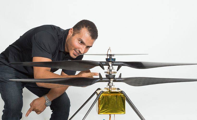 Mars’a gönderilen keşif aracındaki mini helikopteri tasarlayan Filistinli Elbasyouni anlattı