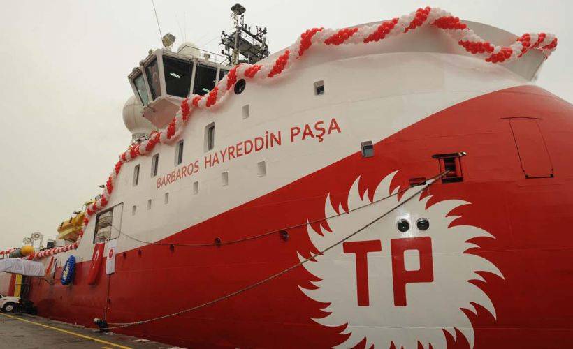 'Barbaros Hayrettin Paşa' sismik araştırma gemisi Filyos Limanı'na geldi