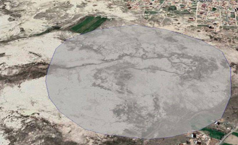 1 kilometrekarelik alanda 100'den fazla obruk tespit edildi