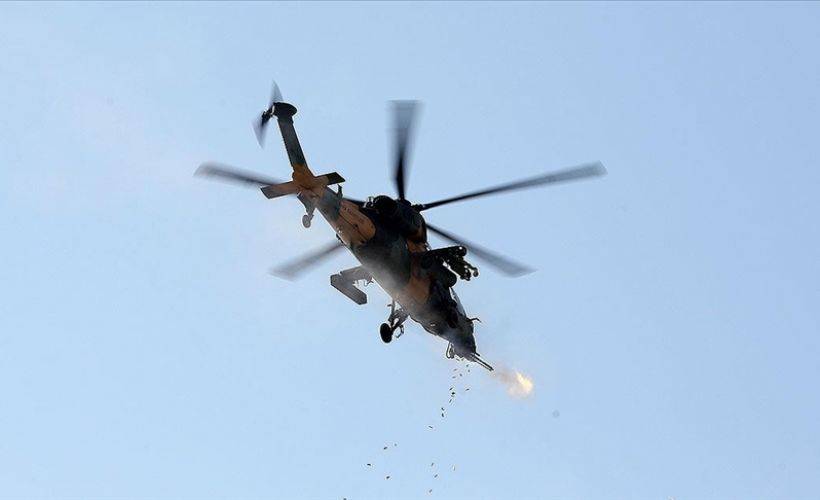 Pençe-Yıldırım operasyonunda 2 terörist ATAK helikopteriyle etkisiz hale getirildi