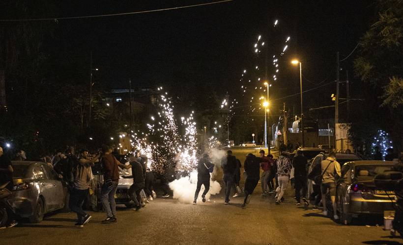 İsrail polisinden Filistinli göstericilere sert müdahale