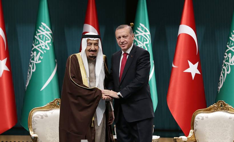 Cumhurbaşkanı Erdoğan, Kral Selman ile görüştü