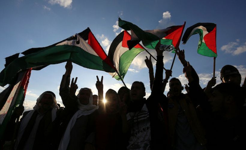 Kuveyt’te, Filistin'e destek gösterileri düzenlendi.