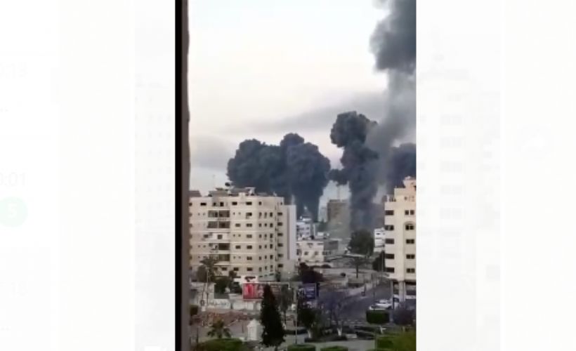 İsrail'in Gazze'ye yönelik 'seri atış' saldırı görüntüleri