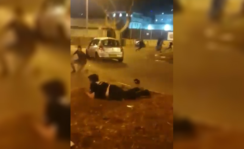 Hafya'da bir Filistinli Yahudileri aracıyla ezdi