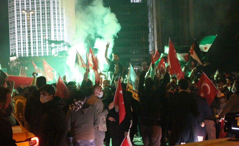 KADEM üyeleri ve taksicilerden İsrail protestosu