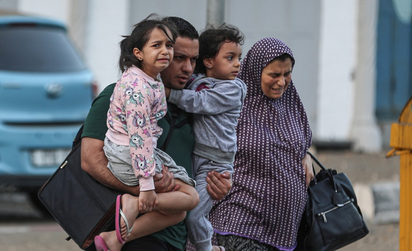 BM'den ''Gazze'' açıklaması: 10 bin Filistinli evlerini terk etmek zorunda kaldı